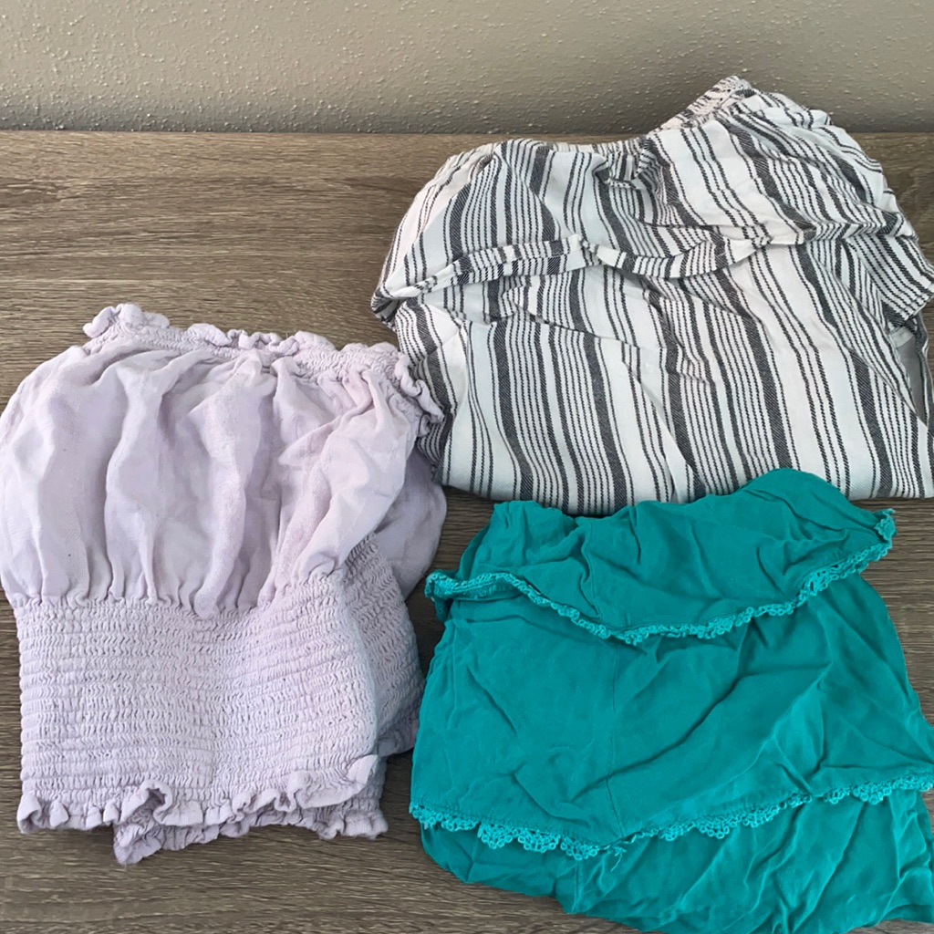 Ruffled Crop Top Bundle